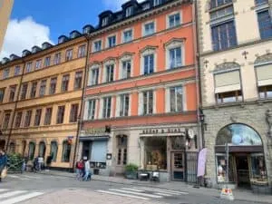 colorful streets of Stockholm, Sweden