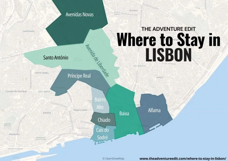 where to stay in Lisbon neighborhoods overview.